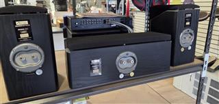 MIRAGE AUDIO SYSTEMS OMNI 50 CENTER AND WALL SPEAKERS